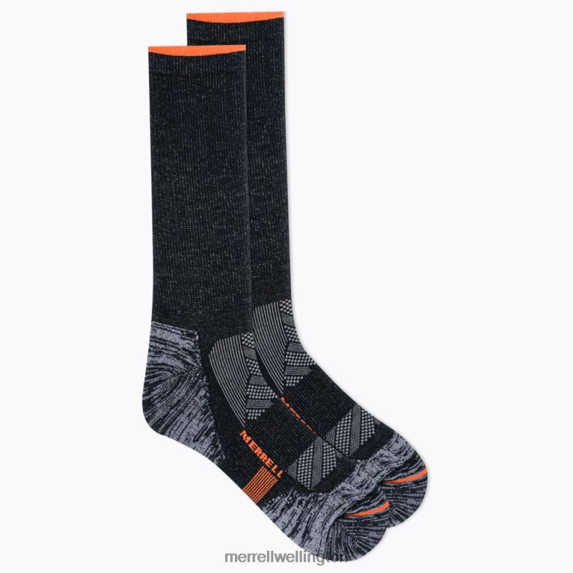 Thermal Trail Run Crew Sock (JSF26899-010) Merrell Unisex 8VV6P485 Accessories Black