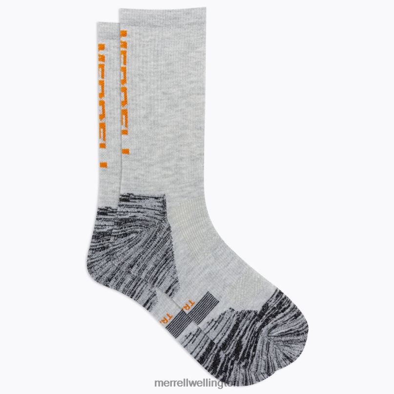 Thermal Trail Run Crew Sock (JSF26899-020) Merrell Unisex 8VV6P486 Accessories Gray Heather