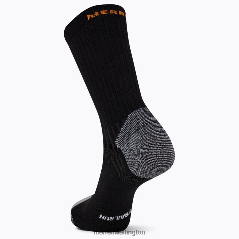 Trail Runner Light Crew Sock (JSS27021-010) Merrell Unisex 8VV6P469 Accessories Black