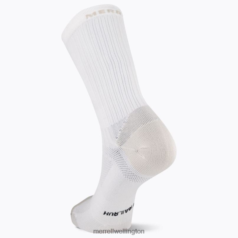Trail Runner Light Crew Sock (JSS27021-100) Merrell Unisex 8VV6P471 Accessories White