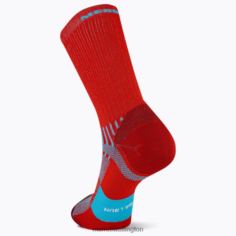 Trail Runner Light Crew Sock (JSS27021-600) Merrell Unisex 8VV6P470 Accessories Red