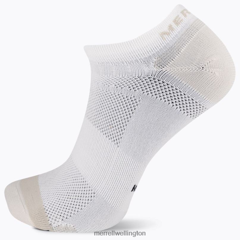 Trail Runner Lightweight No Show Sock (JSS27017-100) Merrell Unisex 8VV6P220 Accessories White