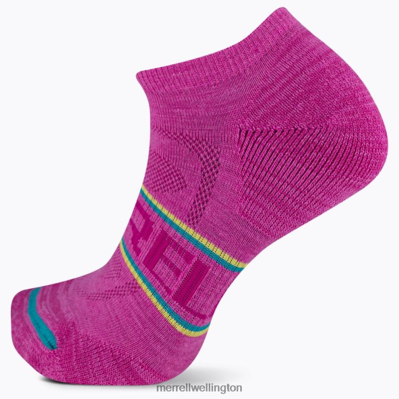 Zoned Low Cut Hiker Sock (JSS27009-652) Merrell Unisex 8VV6P526 Accessories Pink Multi