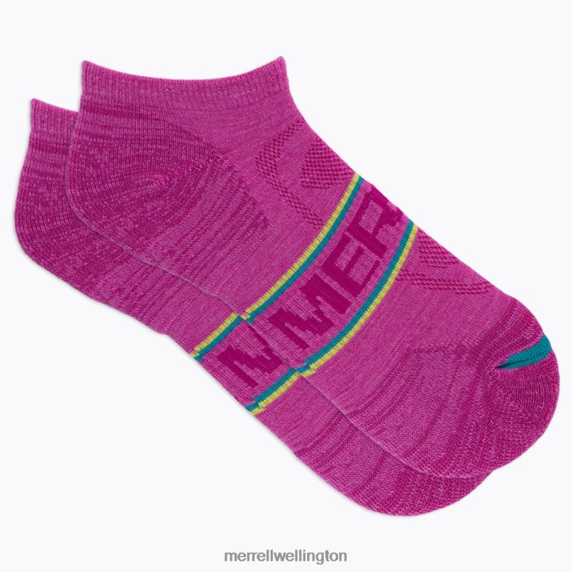 Zoned Low Cut Hiker Sock (JSS27009-652) Merrell Unisex 8VV6P526 Accessories Pink Multi