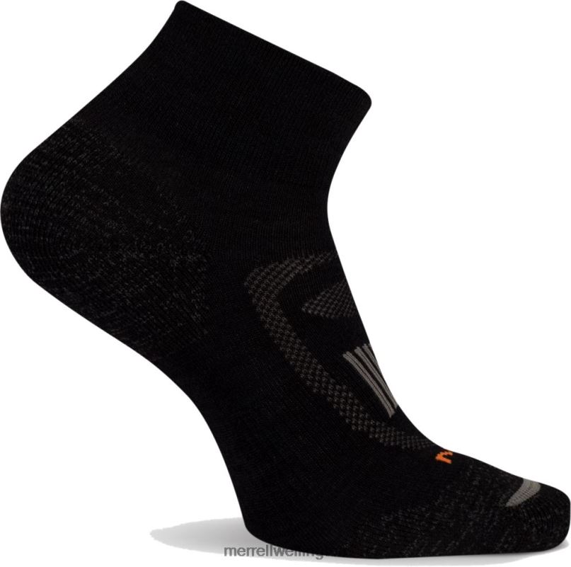 Zoned Quarter Hiker Sock (JSF25754-012) Merrell Unisex 8VV6P399 Accessories Onyx