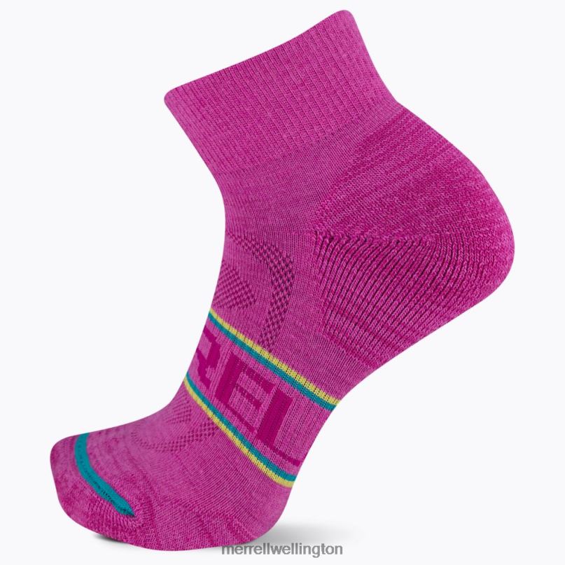 Zoned Quarter Hiker Sock (JSS27012-652) Merrell Unisex 8VV6P299 Accessories Pink Multi