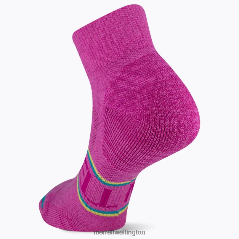 Zoned Quarter Hiker Sock (JSS27012-652) Merrell Unisex 8VV6P299 Accessories Pink Multi