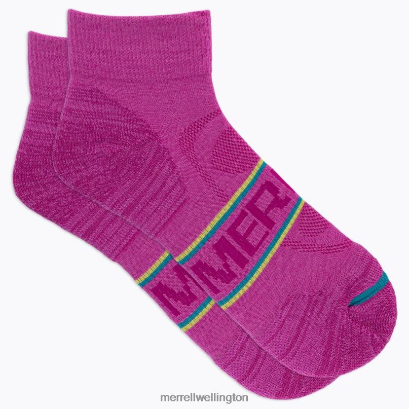 Zoned Quarter Hiker Sock (JSS27012-652) Merrell Unisex 8VV6P299 Accessories Pink Multi