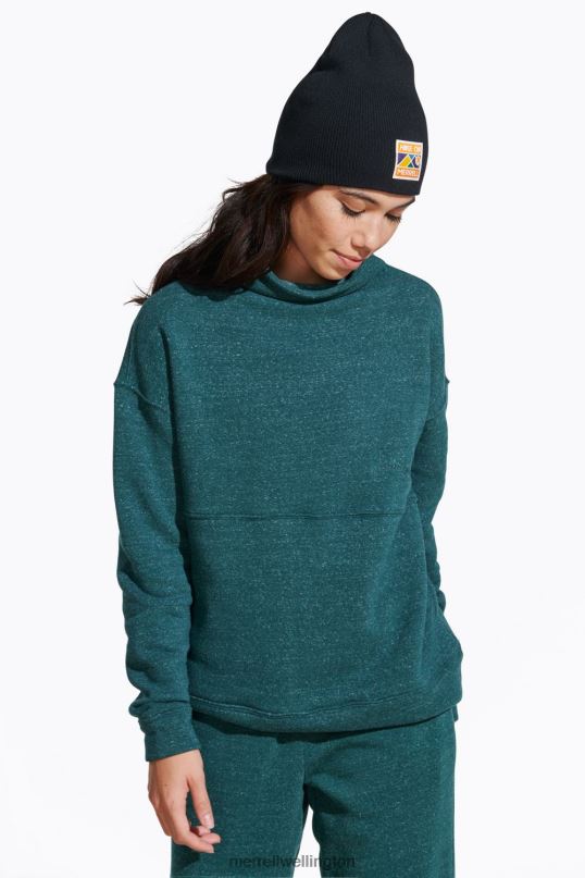 Dianthus Sweatshirt (JWF26638-329) Merrell Women 8VV6P1321 Clothes Sea Moss Heather - Click Image to Close