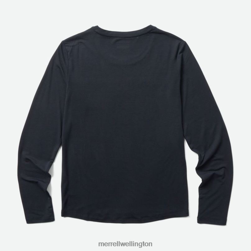 Everyday Long Sleeve Tee with Tencel (JWF26604-010) Merrell Women 8VV6P1232 Clothes Black