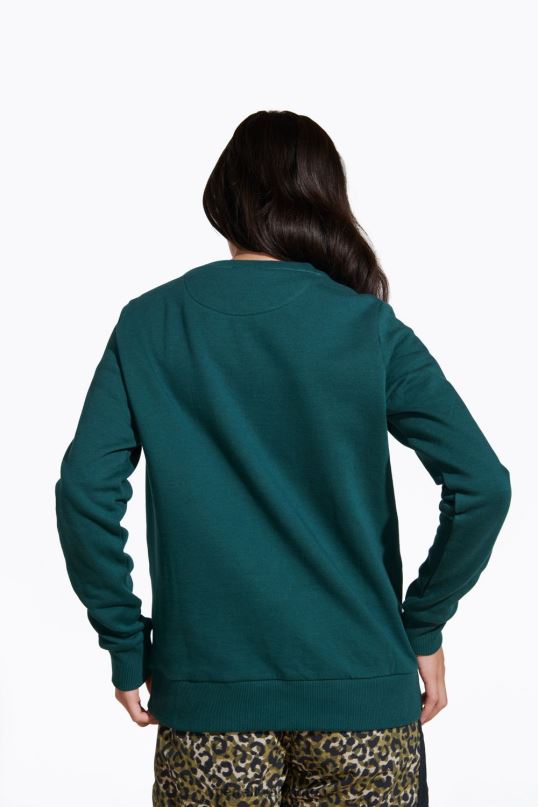 Good Natured Fleece Crew Neck (JWF26633-325) Merrell Women 8VV6P1231 Clothes Sea Moss