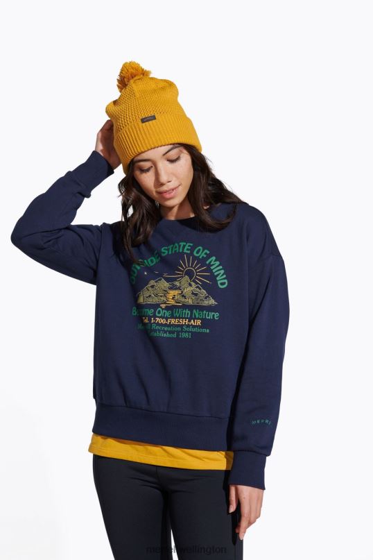 Outside State Of Mind Crew (JWF26634-353) Merrell Women 8VV6P1153 Clothes Navy