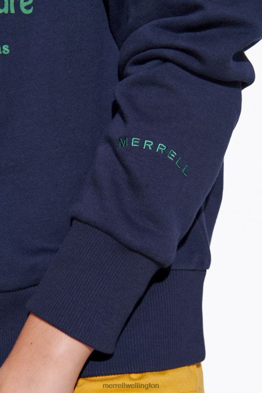 Outside State Of Mind Crew (JWF26634-353) Merrell Women 8VV6P1153 Clothes Navy