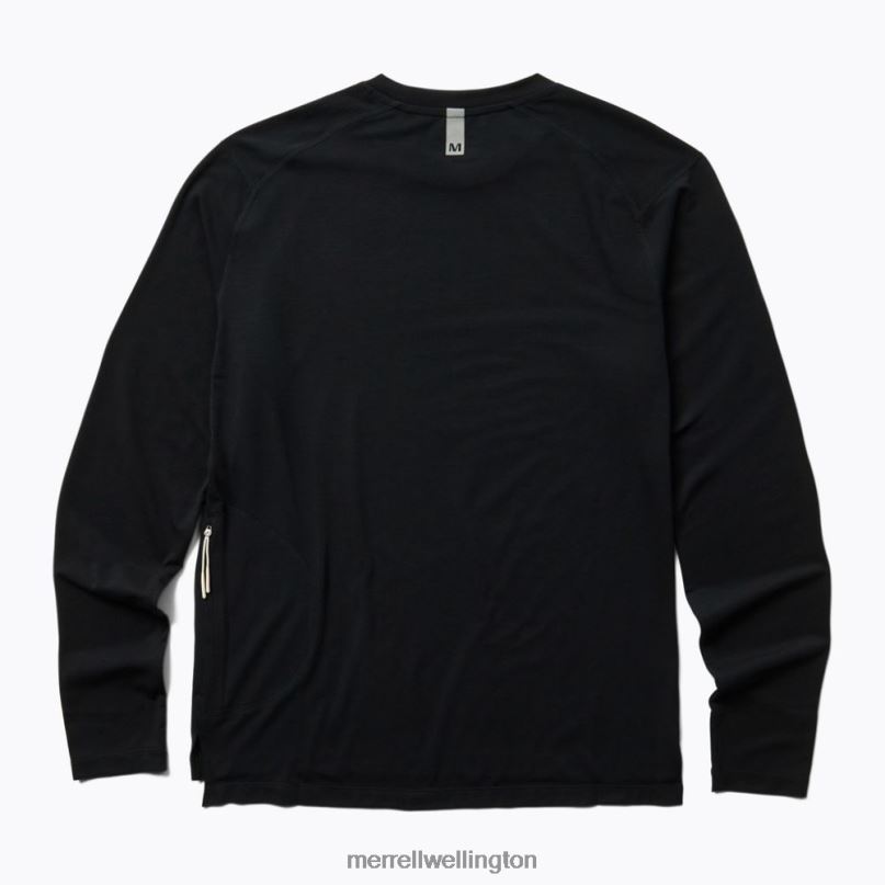 Perfect Long Sleeve Tee with Tencel (JWS26865-010) Merrell Women 8VV6P1010 Clothes Black