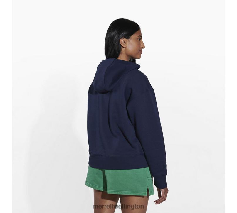 Scrap Pullover Hoody (JWS26642-353) Merrell Women 8VV6P1240 Clothes Navy
