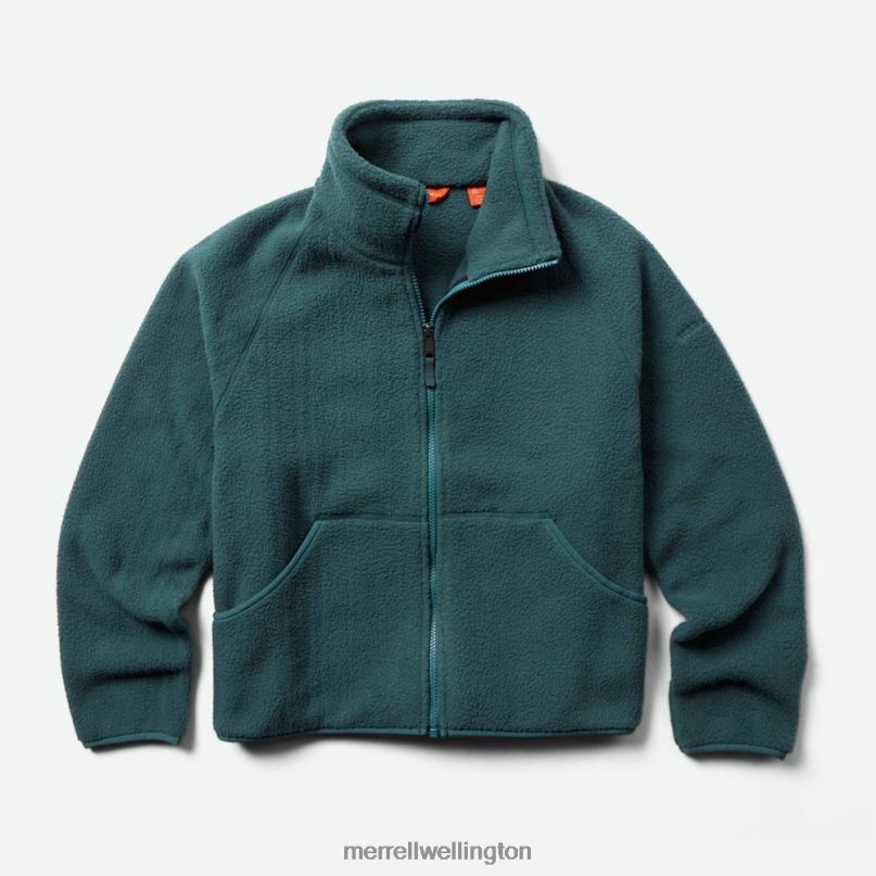 Sherpa Full Zip (JWF26551-325) Merrell Women 8VV6P1210 Clothes Sea Moss