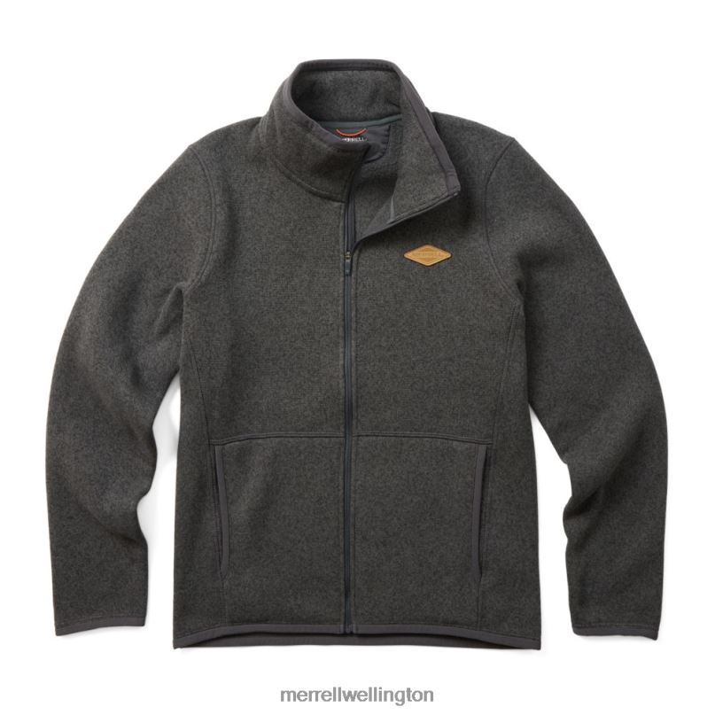 Sweater Weather Full Zip (JWF26298-027) Merrell Women 8VV6P1144 Clothes Asphalt Heather