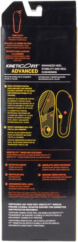 Kinetic Fit Advanced Footbed Wide Width (JAFPREWW) Merrell Women 8VV6P1234 Clothes Wool