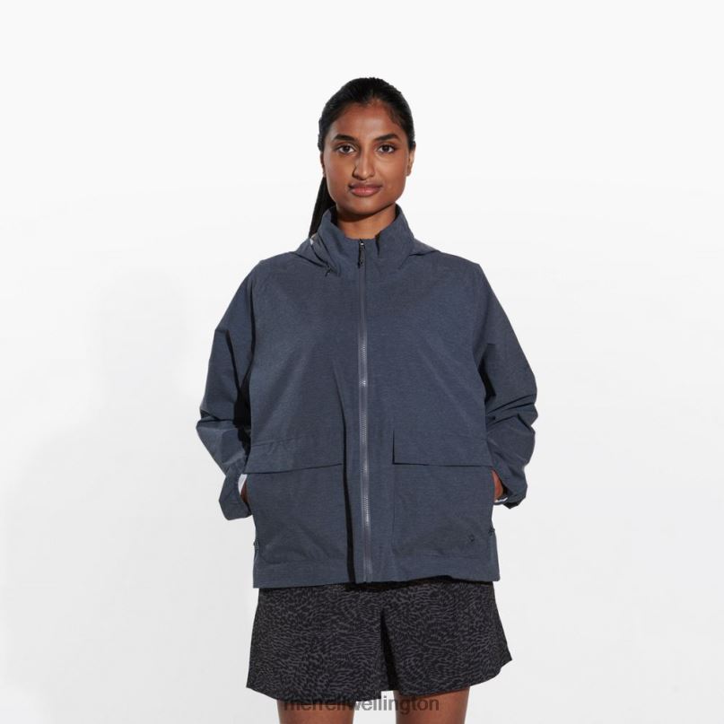 Alpine Packable Rain Shell (JWS26352-003) Merrell Women 8VV6P1183 Clothes Black Heather