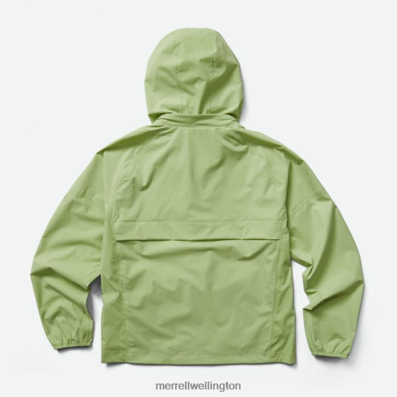 Alpine Packable Rain Shell (JWS26352-322) Merrell Women 8VV6P1188 Clothes Foam Green Heather