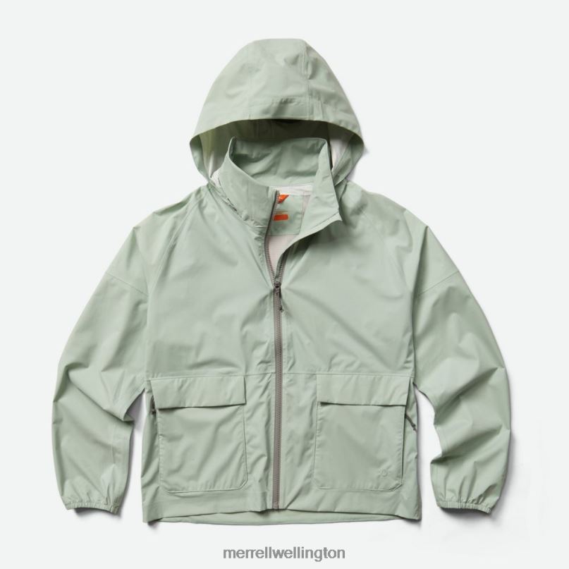 Alpine Packable Rain Shell (JWS26352-415) Merrell Women 8VV6P1185 Clothes Harbor Heather