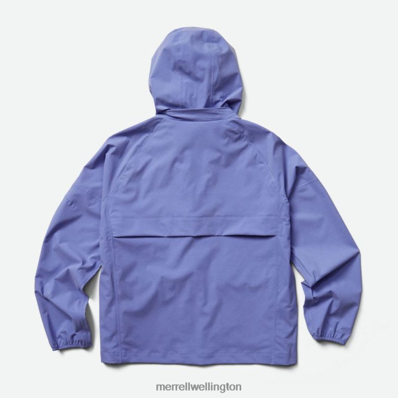 Alpine Packable Rain Shell (JWS26352-424) Merrell Women 8VV6P1187 Clothes Baja Blue Heather