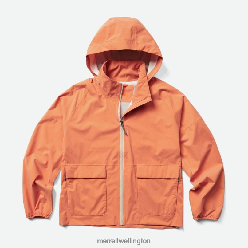 Alpine Packable Rain Shell (JWS26352-781) Merrell Women 8VV6P1186 Clothes Sunbaked Heather