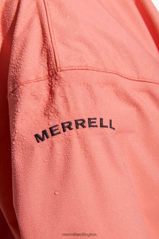Fallon Rain Jacket (JWS26353-628) Merrell Women 8VV6P1202 Clothes Peach Echo
