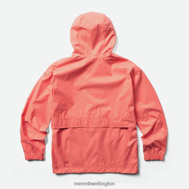 Fallon Rain Jacket (JWS26353-628) Merrell Women 8VV6P1202 Clothes Peach Echo