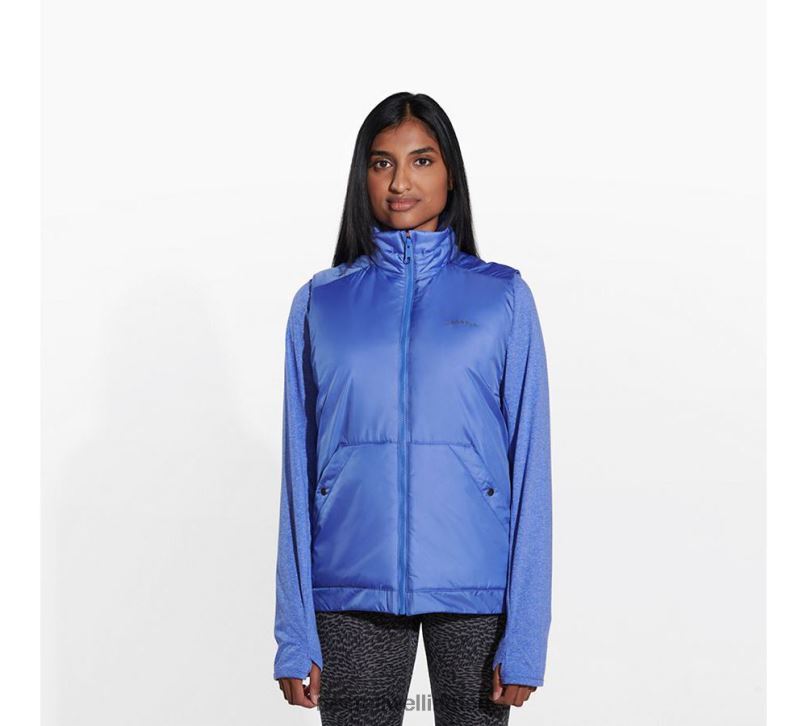 Geotex Insulated Vest (JWS26417-423) Merrell Women 8VV6P1289 Clothes Baja Blue - Click Image to Close