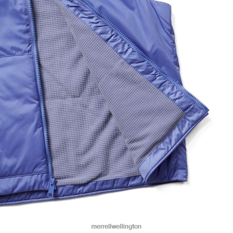 Geotex Insulated Vest (JWS26417-423) Merrell Women 8VV6P1289 Clothes Baja Blue
