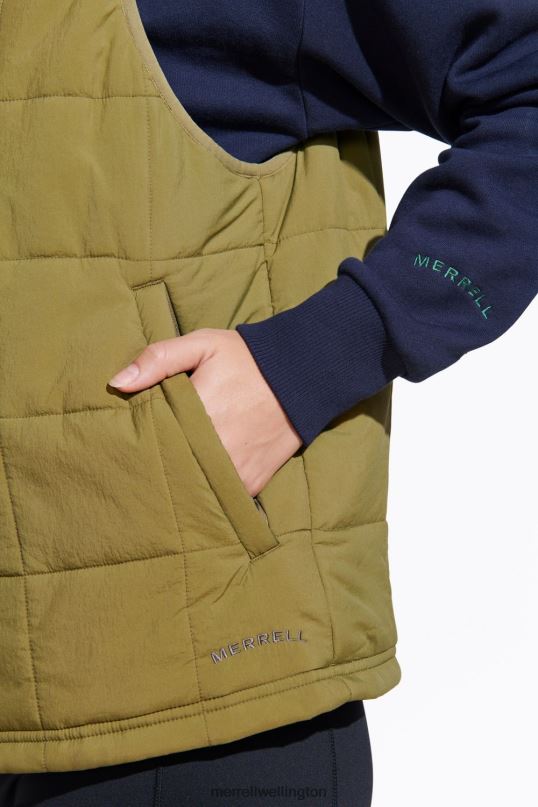 Terrain Insulated Vest (JWF26548-174) Merrell Women 8VV6P1313 Clothes Martini Olive