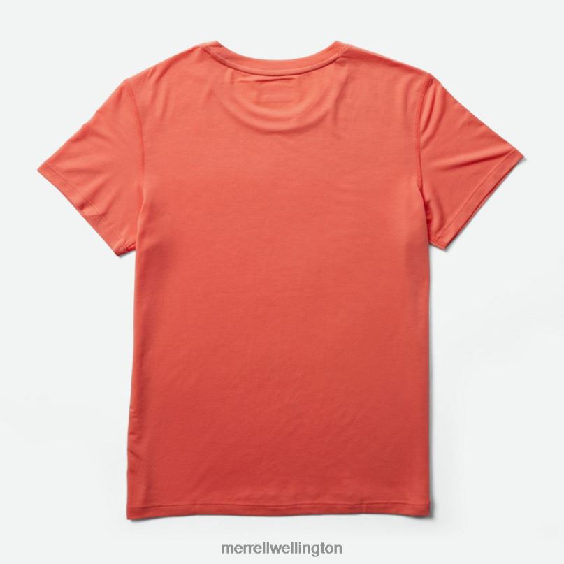 Everyday Tee with Tencel (JWS26442-628) Merrell Women 8VV6P1000 Clothes Peach Echo