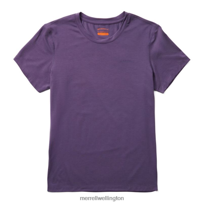 Everyday Tee with Tencel (JWS26442-631) Merrell Women 8VV6P1004 Clothes Purple Reign