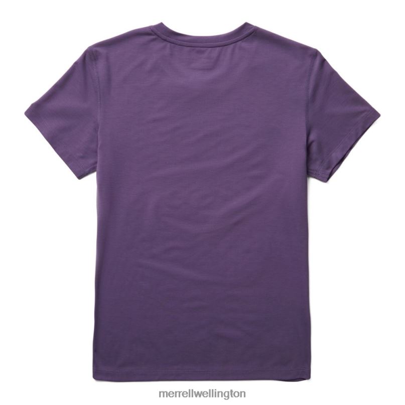Everyday Tee with Tencel (JWS26442-631) Merrell Women 8VV6P1004 Clothes Purple Reign