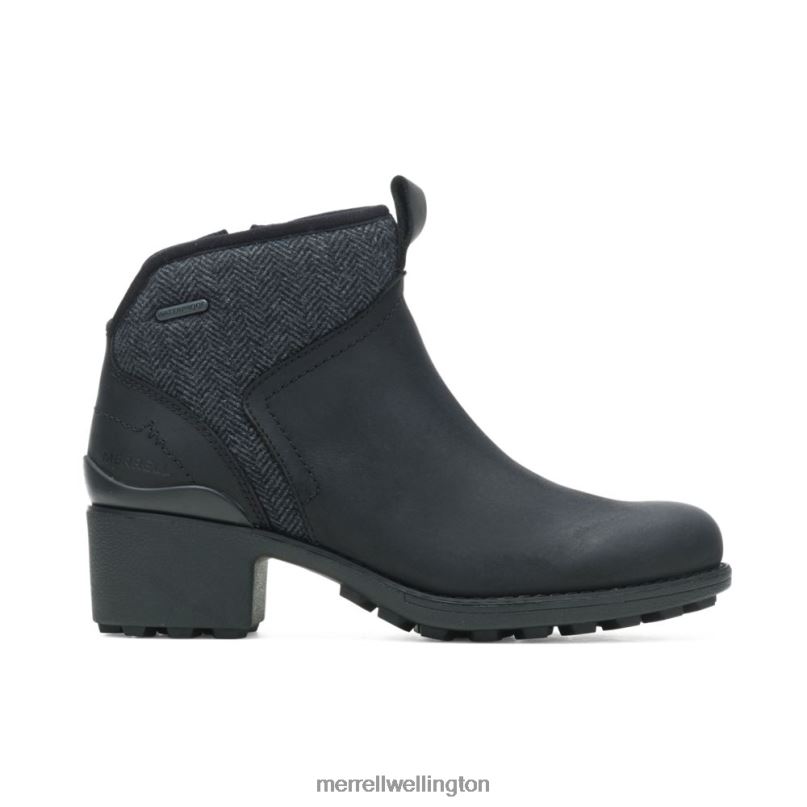 Chateau II Mid Pull Waterproof (J000886) Merrell Women 8VV6P1151 Shoes Black/Charcoal