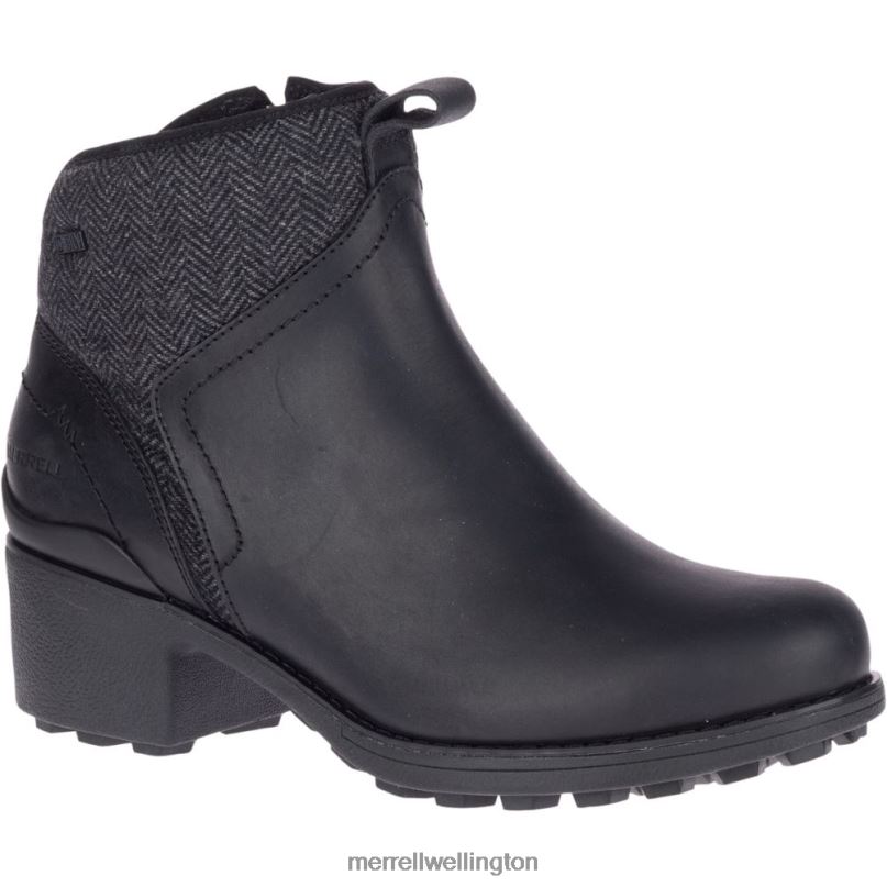 Chateau II Mid Pull Waterproof (J000886) Merrell Women 8VV6P1151 Shoes Black/Charcoal