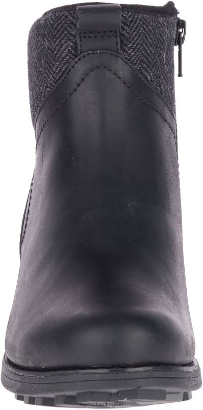 Chateau II Mid Pull Waterproof (J000886) Merrell Women 8VV6P1151 Shoes Black/Charcoal