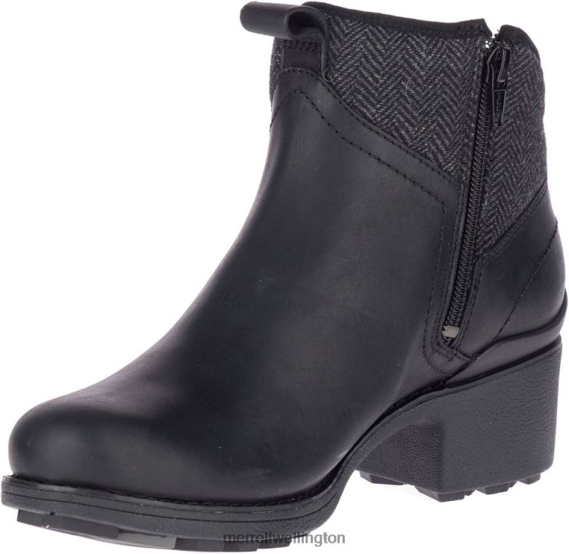Chateau II Mid Pull Waterproof (J000886) Merrell Women 8VV6P1151 Shoes Black/Charcoal