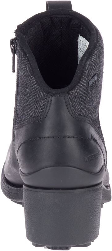 Chateau II Mid Pull Waterproof (J000886) Merrell Women 8VV6P1151 Shoes Black/Charcoal