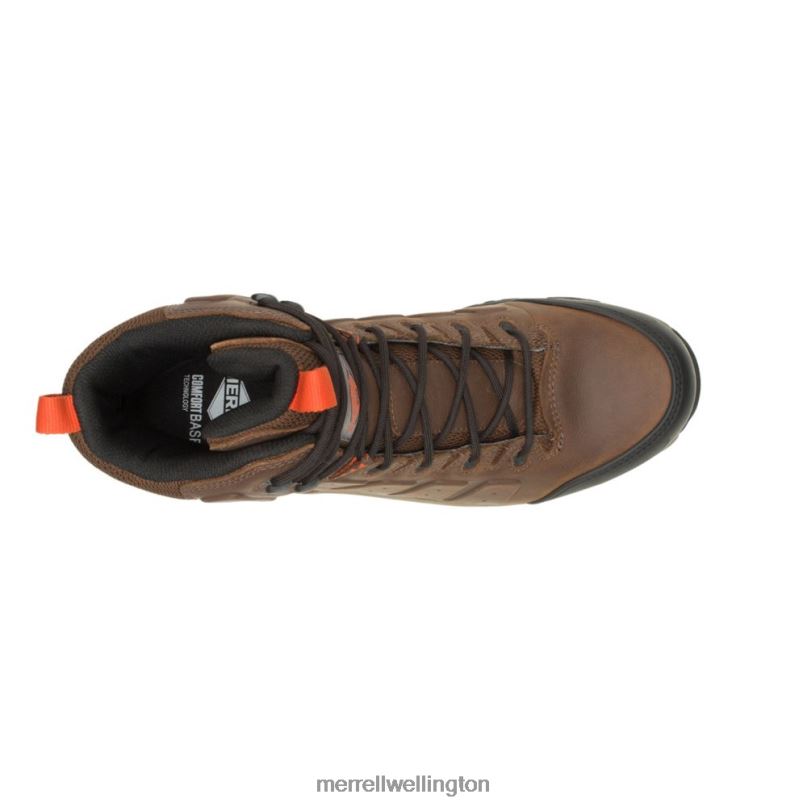 Phasebound 2 Mid Waterproof CF (J005055) Merrell Women 8VV6P123 Shoes Earth/Orange