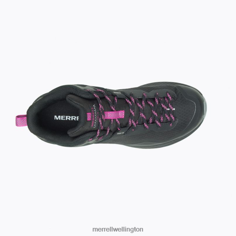 MQM 3 Mid GORE-TEX (J135520) Merrell Women 8VV6P1165 Shoes Black/Fuchsia