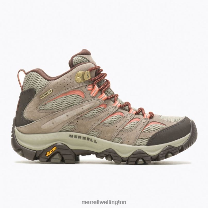 Moab 3 Mid Waterproof (J035848) Merrell Women 8VV6P1032 Shoes Bungee Cord