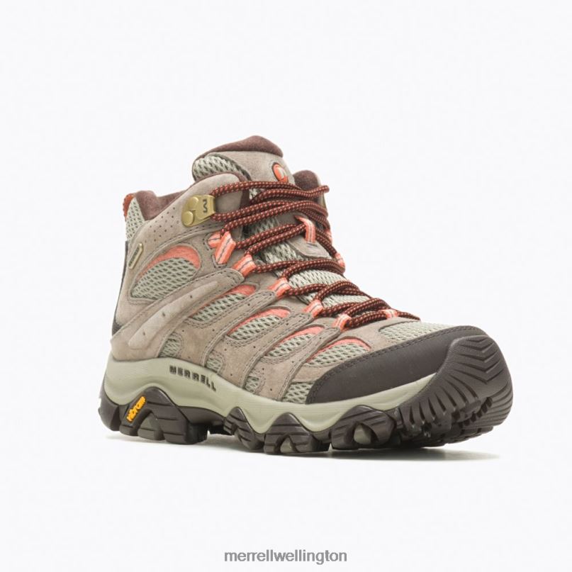 Moab 3 Mid Waterproof (J035848) Merrell Women 8VV6P1032 Shoes Bungee Cord
