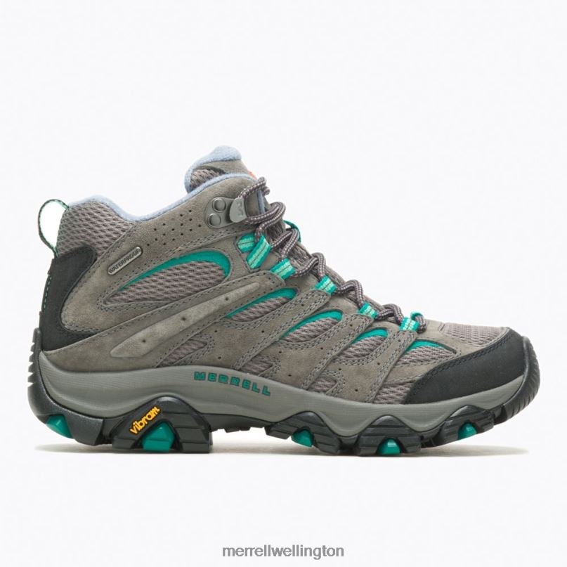 Moab 3 Mid Waterproof (J035850) Merrell Women 8VV6P1035 Shoes Granite/Marine