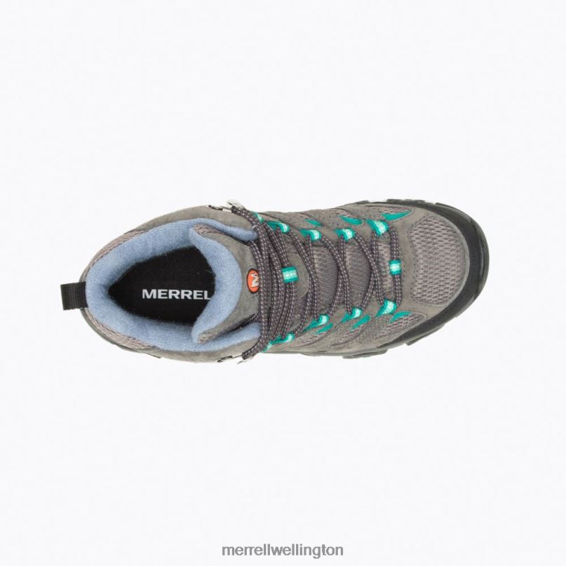 Moab 3 Mid Waterproof (J035850) Merrell Women 8VV6P1035 Shoes Granite/Marine