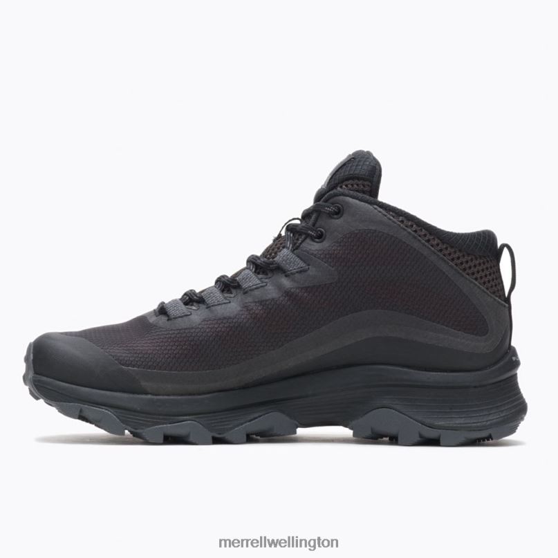 Moab Speed Mid GORE-TEX (J067174) Merrell Women 8VV6P877 Shoes Black/Asphalt