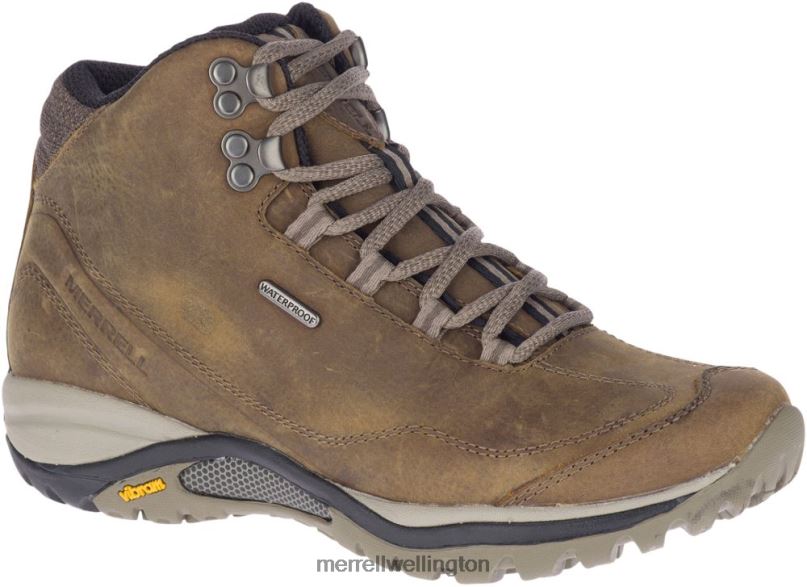 Siren Traveller 3 Mid Waterproof Wide Width (J035344W) Merrell Women 8VV6P1316 Shoes Brindle/Boulder