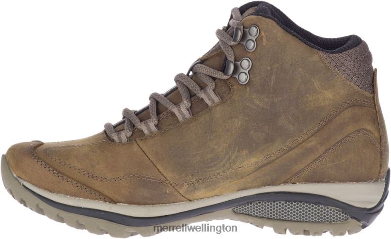 Siren Traveller 3 Mid Waterproof Wide Width (J035344W) Merrell Women 8VV6P1316 Shoes Brindle/Boulder