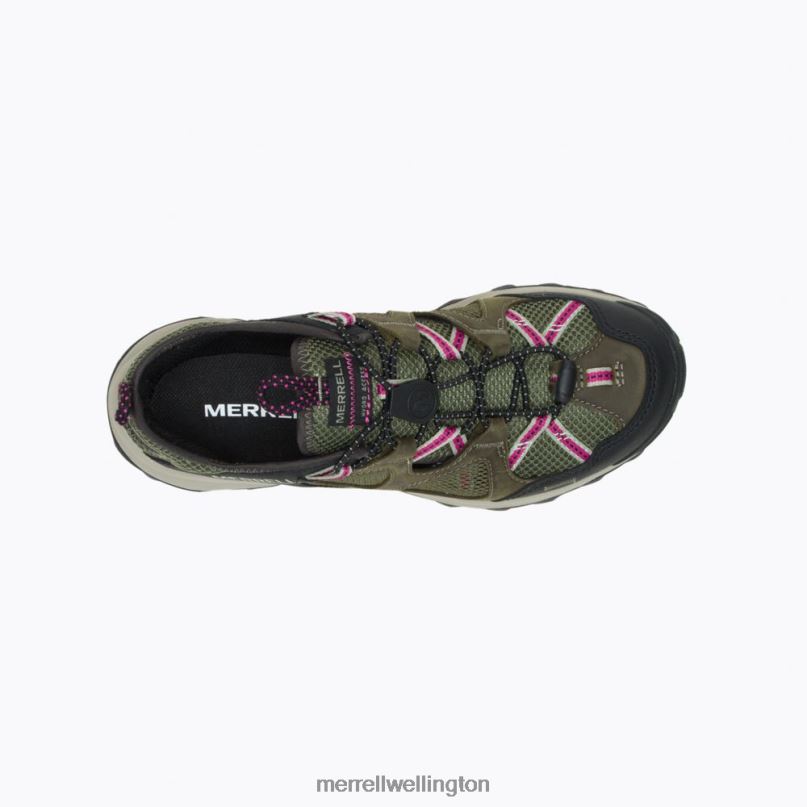 Speed Strike Leather Sieve (J135168) Merrell Women 8VV6P979 Shoes Lichen